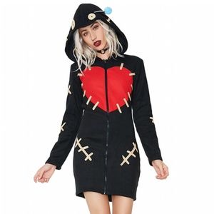 Dolls Kill "COZY VOODOO DOLL" Hoodie/Dress
